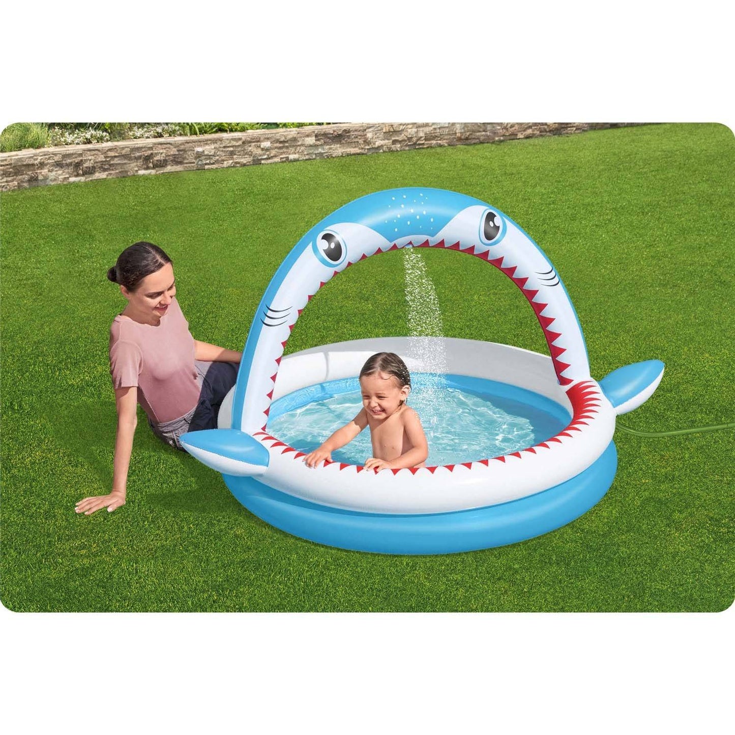 Inflatable pool with sprinkler 163 x 127 x 92 cm Bestway 53157