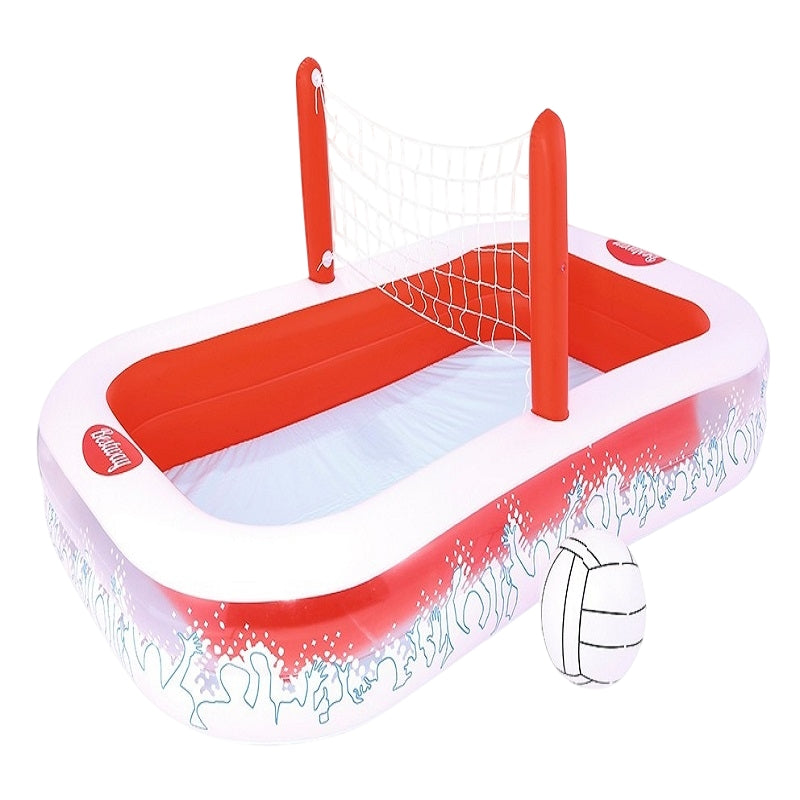 Inflatable pool with volleyball + ball 254 x 168 x 97 cm Bestway 54125