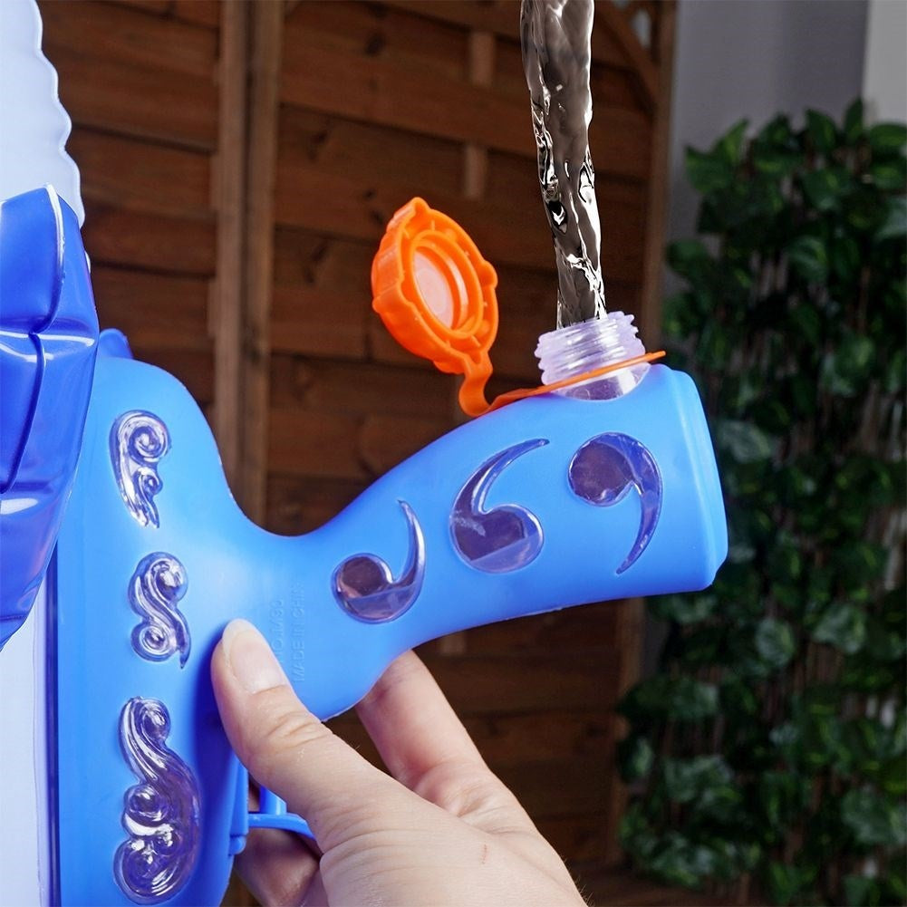 Inflatable shark water gun for water play and outdoor activities