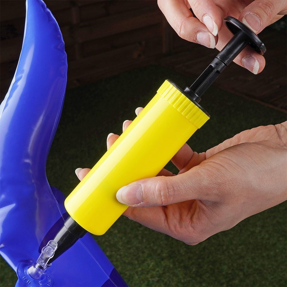 Inflatable shark water gun for water play and outdoor activities