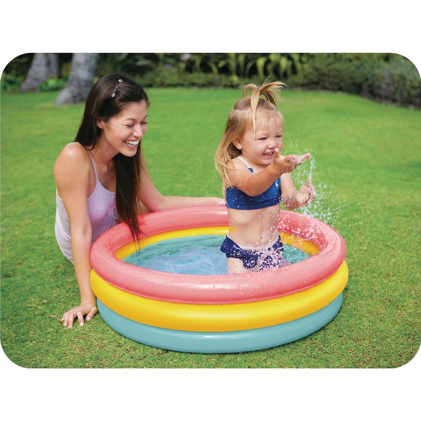 Inflatable shower tray 3 colors 86 x 25 cm INTEX 58924