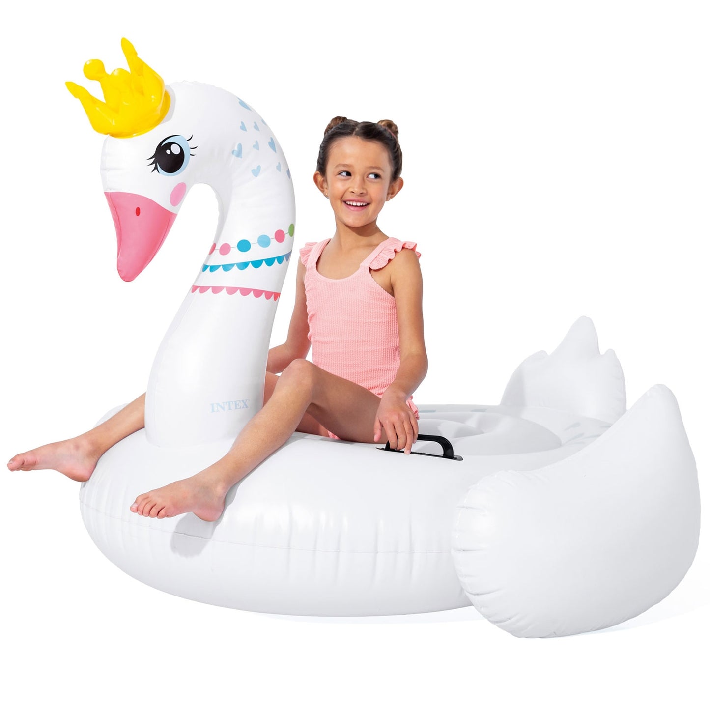Inflatable swan swimming mattress 142 x 137 x 99 cm INTEX 57562