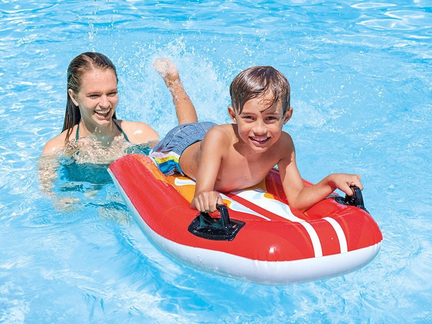 Inflatable swimming board 112 x 62 cm INTEX 58165 orange