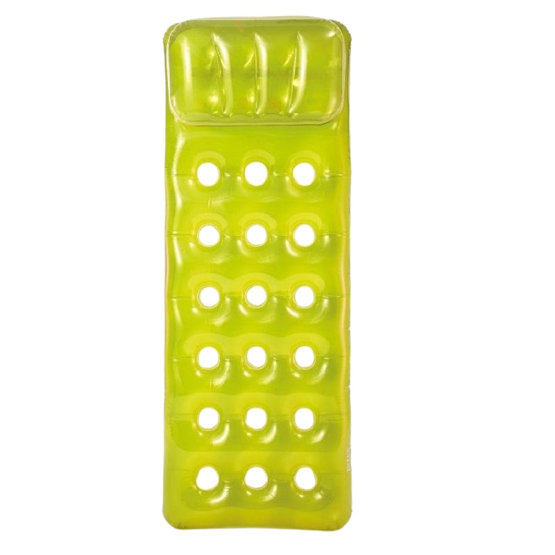 Inflatable swimming mattress 188 x 71 cm green - 58890 INTEX