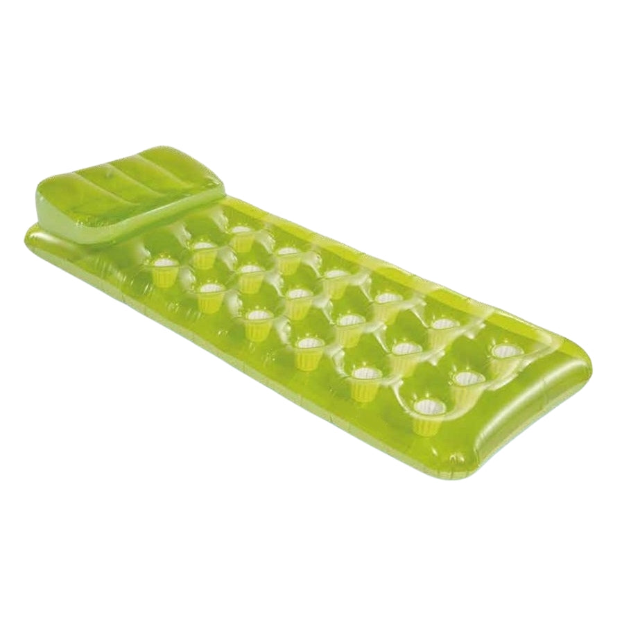 Inflatable swimming mattress 188 x 71 cm green - 58890 INTEX