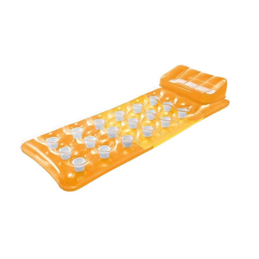 Inflatable swimming mattress 188 x 71 cm orange - 58890 INTEX