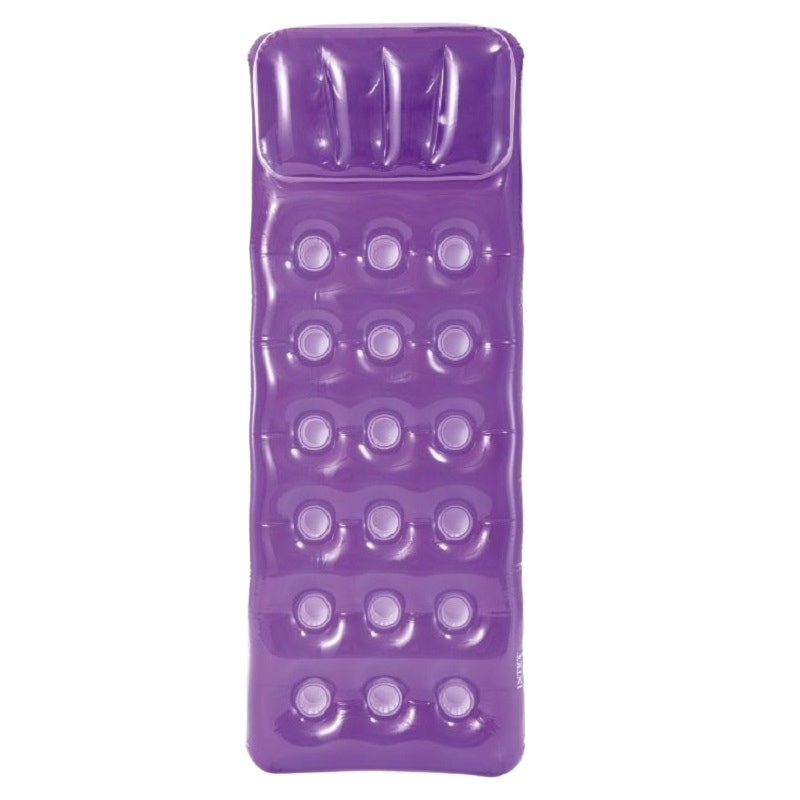 Inflatable swimming mattress 188 x 71 cm purple - 58890 INTEX