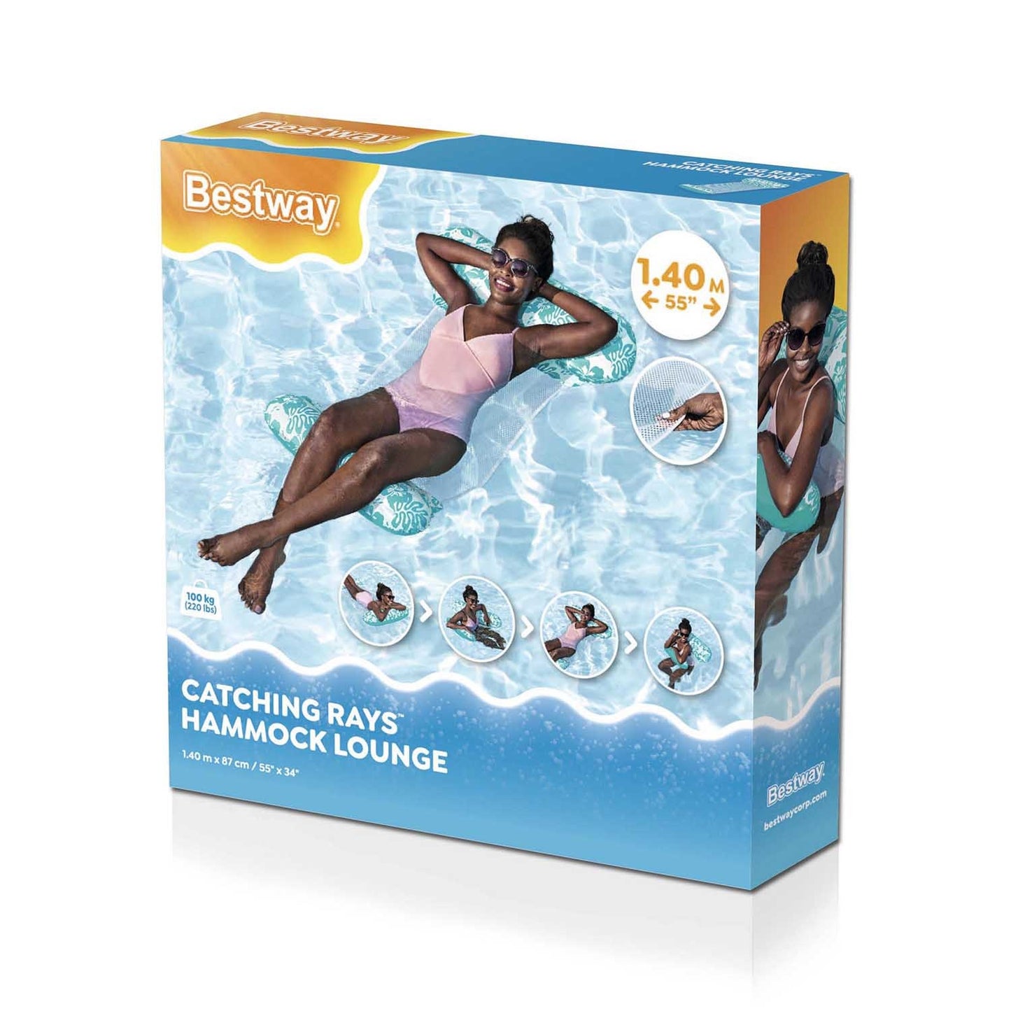 Inflatable swimming mattress Comfort Plush Bestway 43839