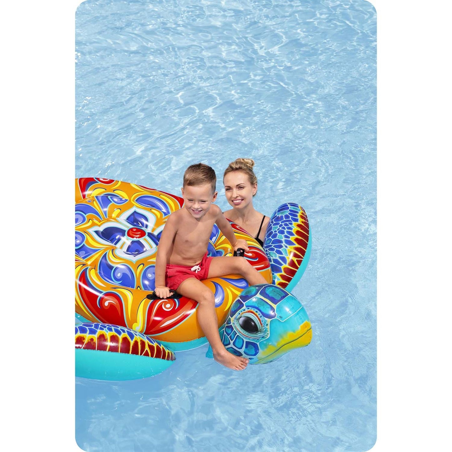 Inflatable swimming mattress turtle 186 x 168 cm Bestway 41523