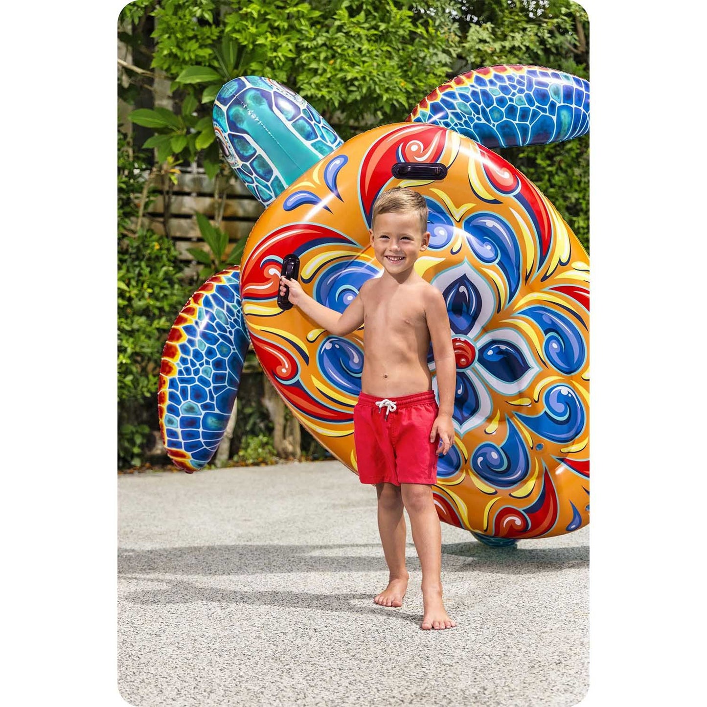 Inflatable swimming mattress turtle 186 x 168 cm Bestway 41523