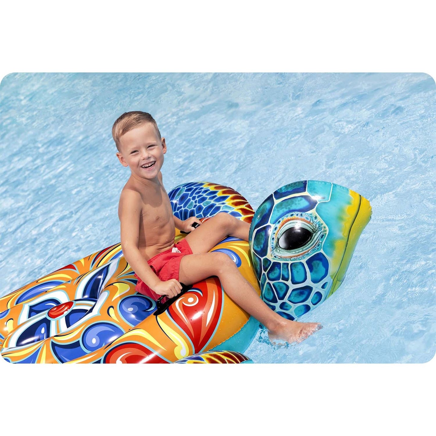 Inflatable swimming mattress turtle 186 x 168 cm Bestway 41523