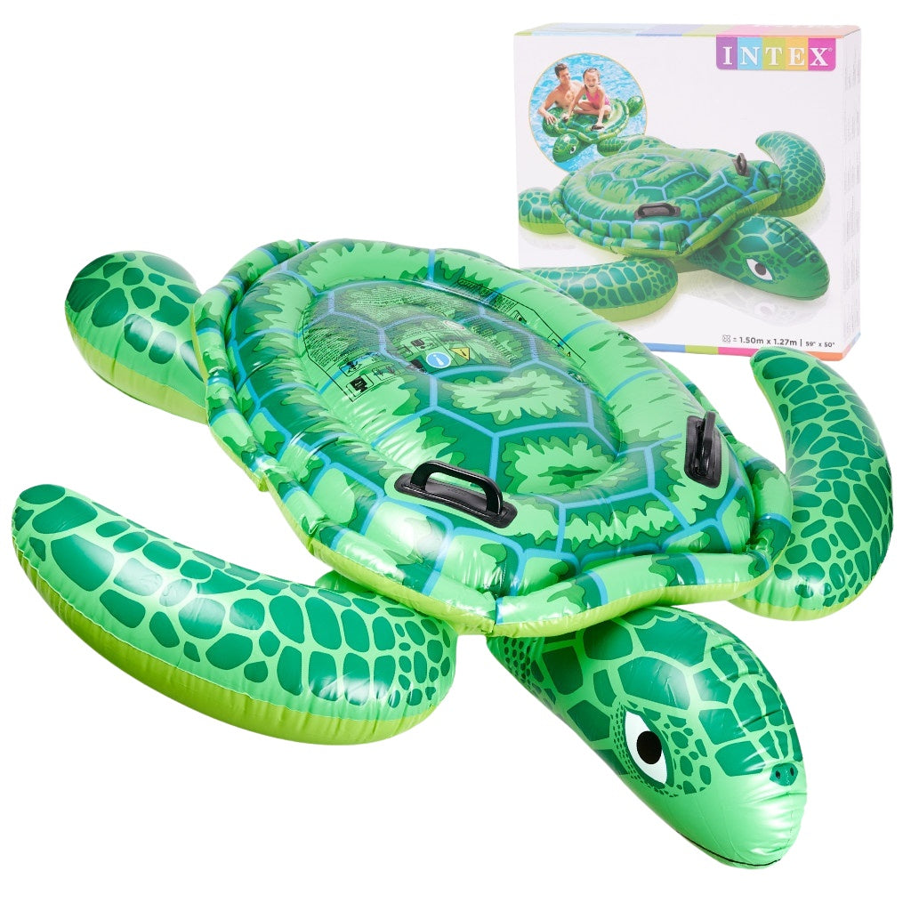 Inflatable swimming mattress turtle pontoon INTEX 150cm