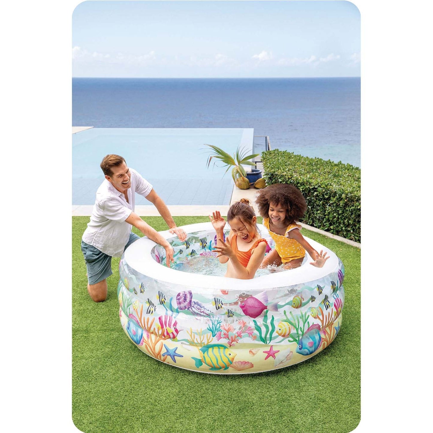 Inflatable swimming pool, aquarium paddling pool 152x56 cm INTEX 58480