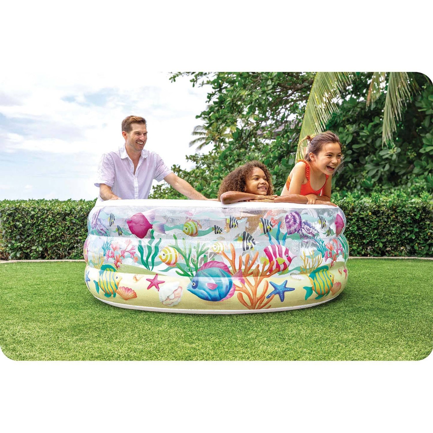 Inflatable swimming pool, aquarium paddling pool 152x56 cm INTEX 58480