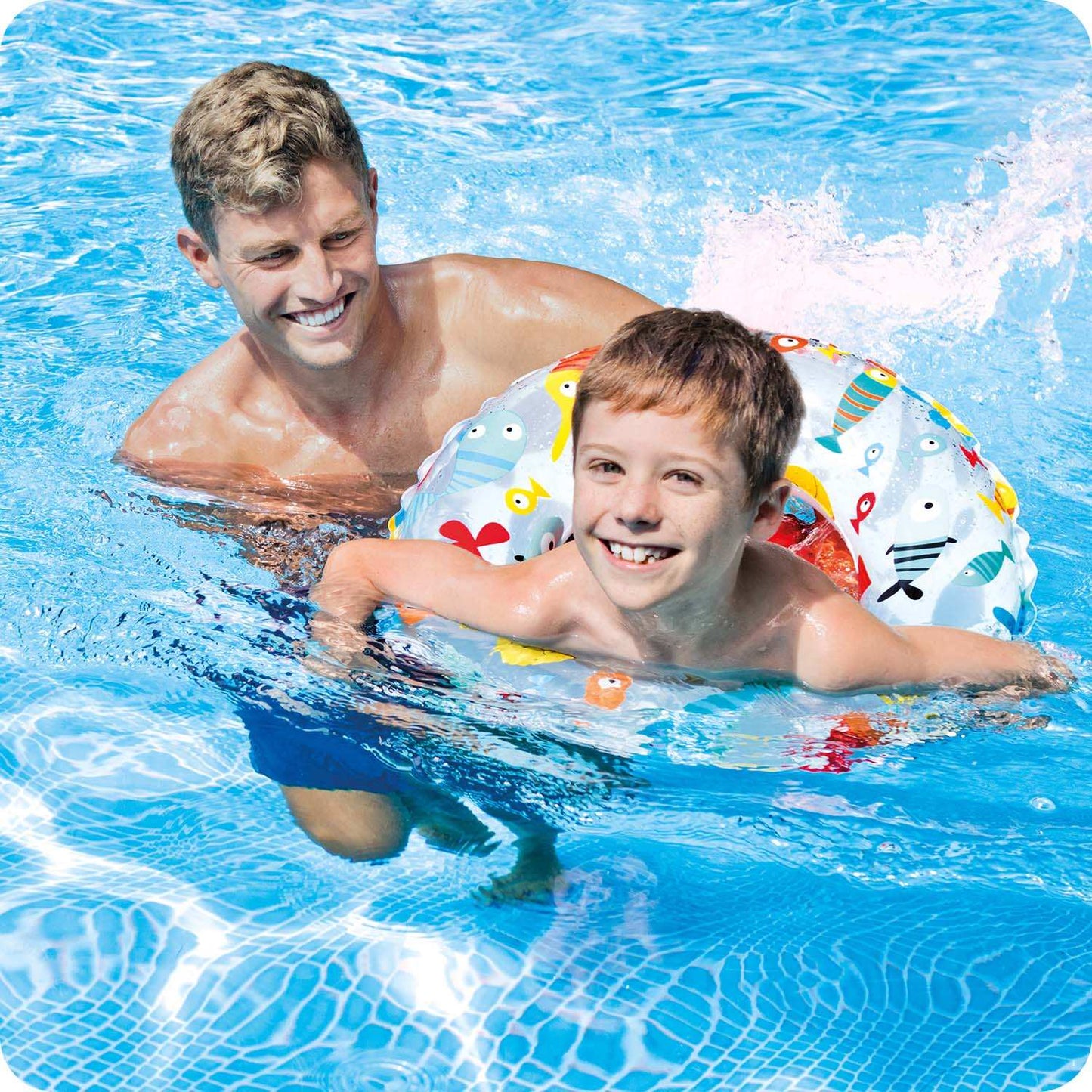 Inflatable swimming ring 61 cm for children 59241 INTEX