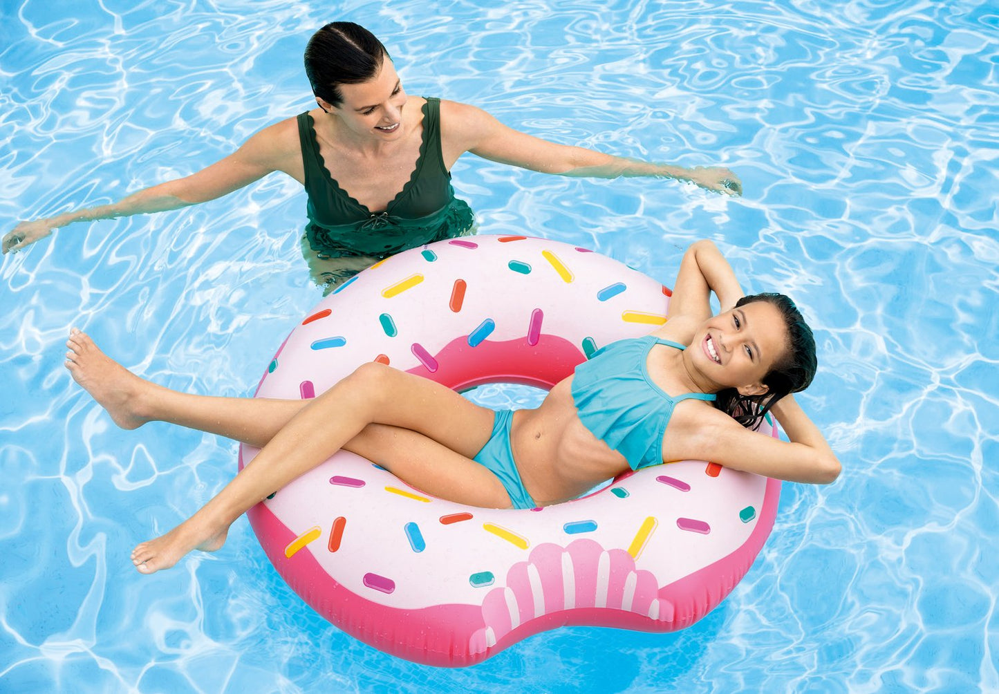 Inflatable swimming ring donut donut 107cm INTEX 56265