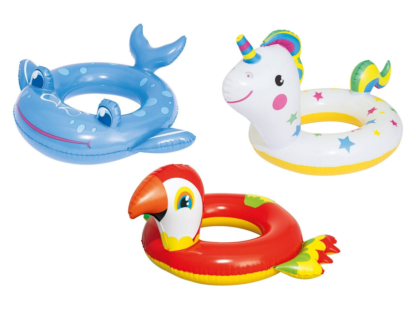 Inflatable swimming ring for children Funny Animals Bestway 36128 whale