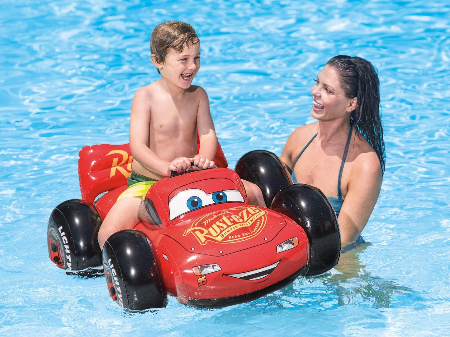 Inflatable swimming toy Cars 109 x 84 cm INTEX 57516