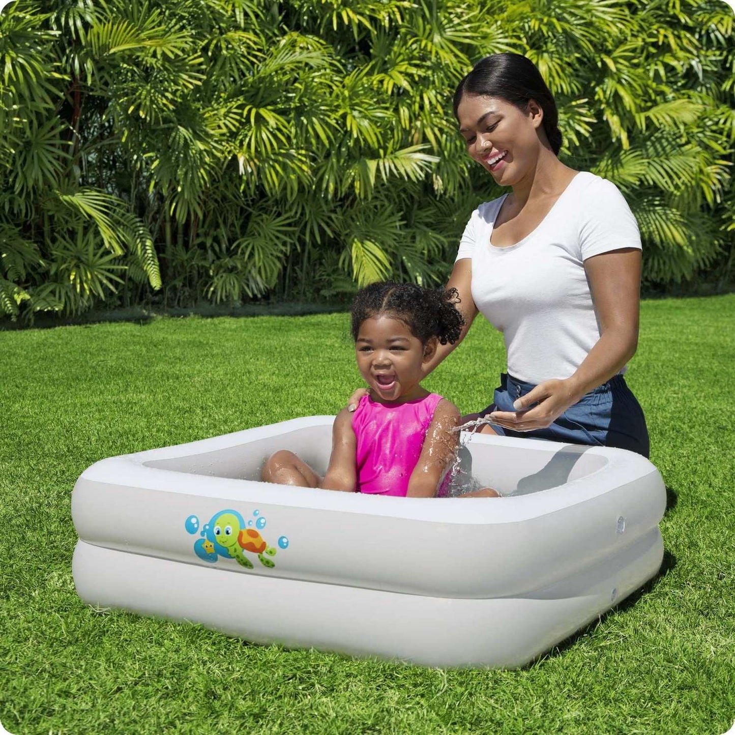 Inflatable tourist bathtub for children 86 x 86 x 25 cm Bestway 51116