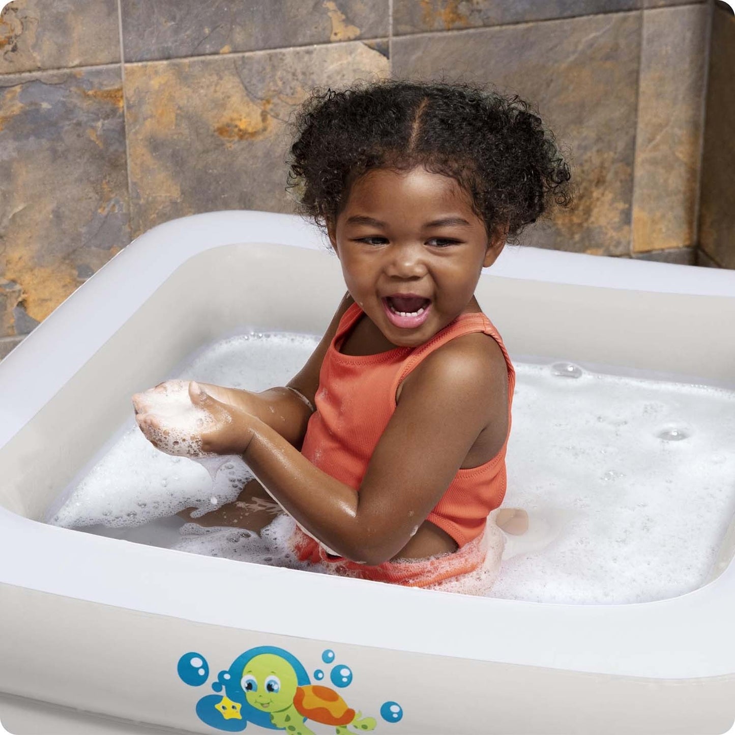 Inflatable tourist bathtub for children 86 x 86 x 25 cm Bestway 51116