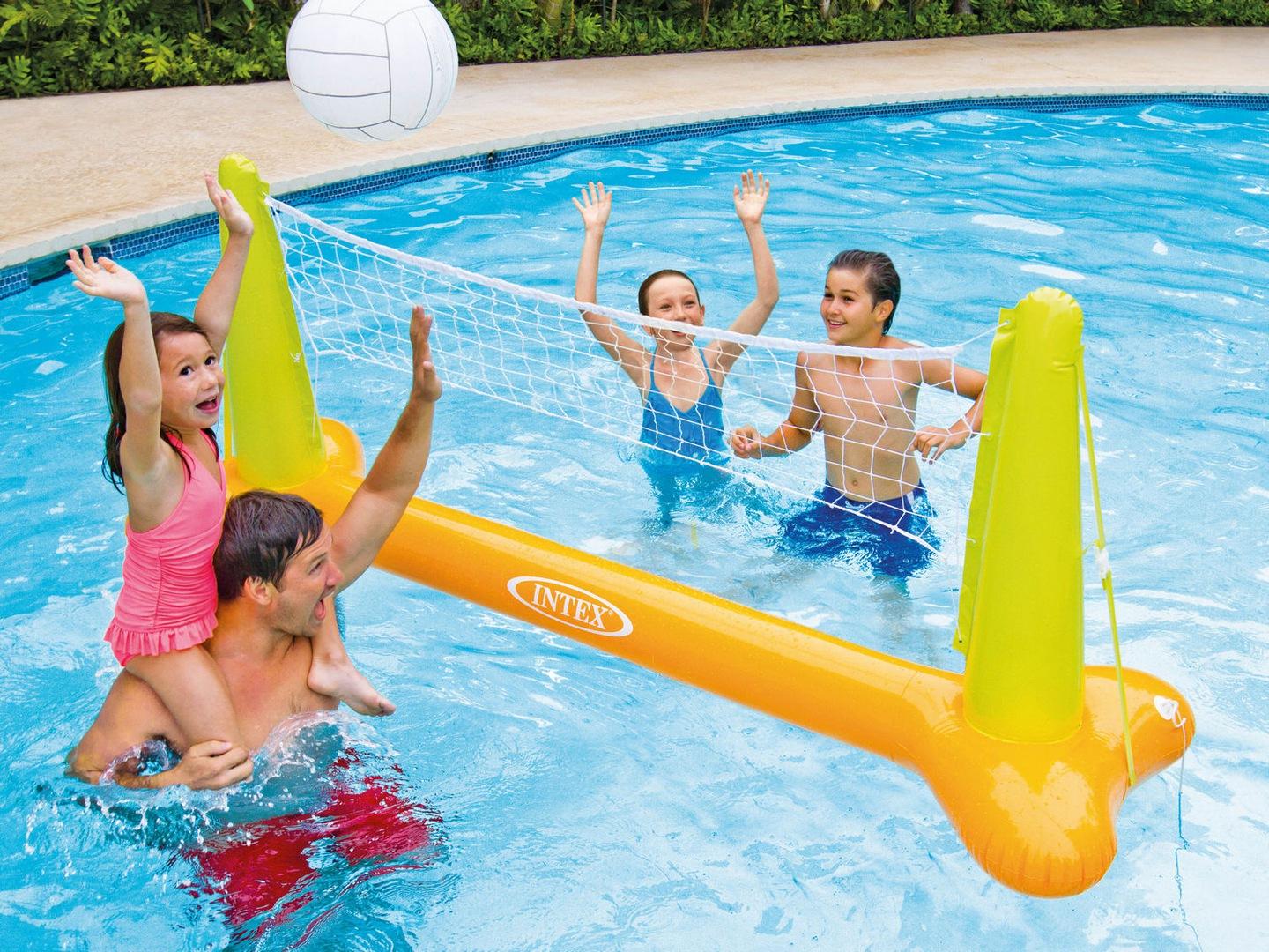 Inflatable volleyball set floating pool net INTEX 56508