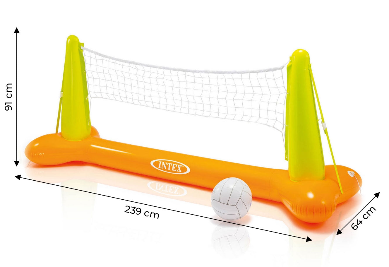 Inflatable volleyball set floating pool net INTEX 56508