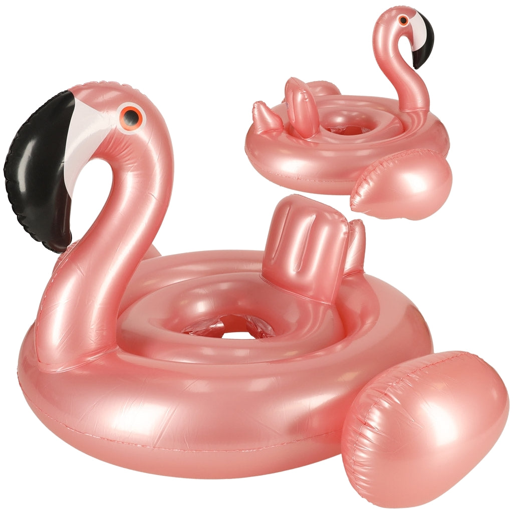 Inflatable wheel with seat for children Flamingo