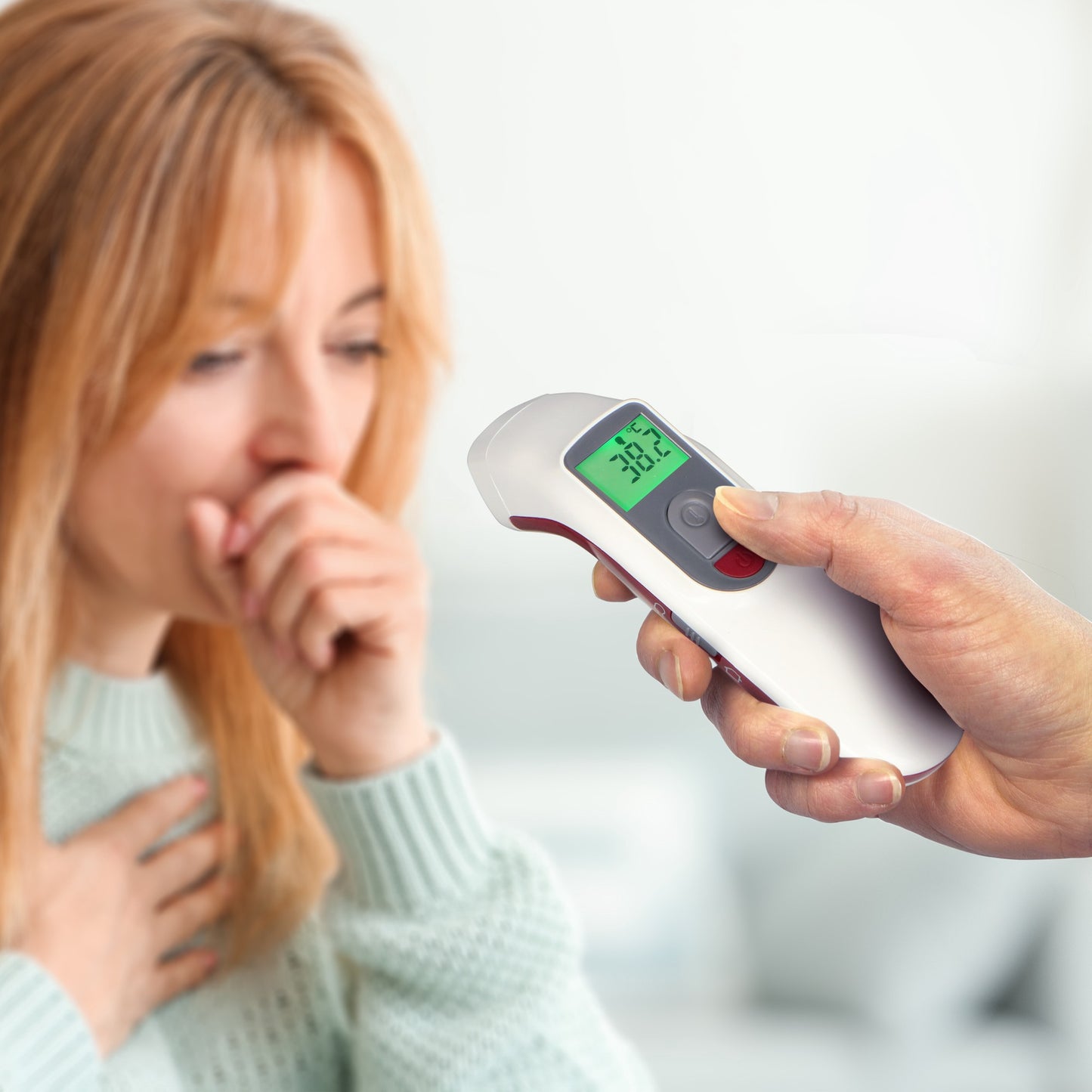 Infrared Forehead Thermometer, Fast 3-Second Reading