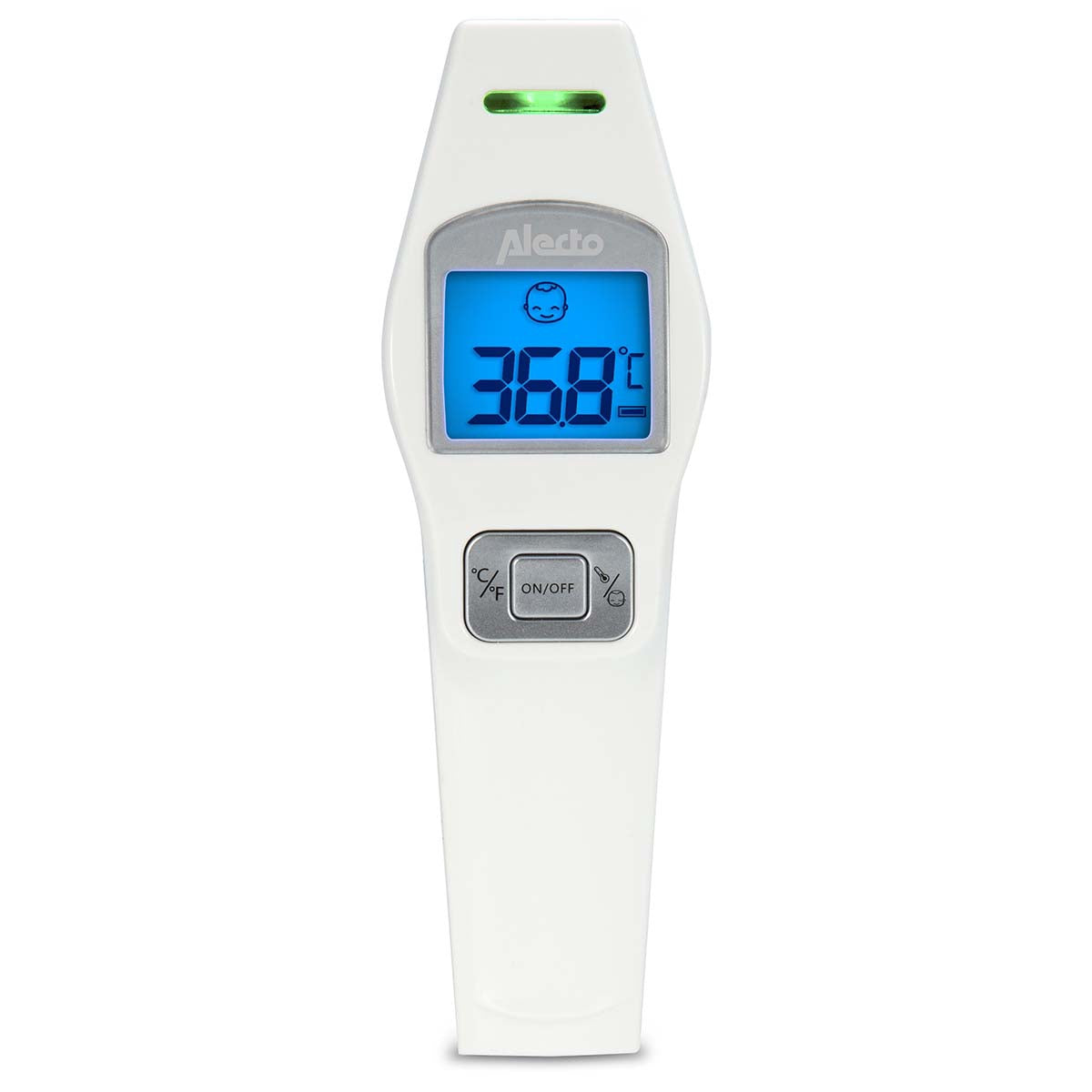 Infrared Forehead Thermometer, Fast & Accurate, White