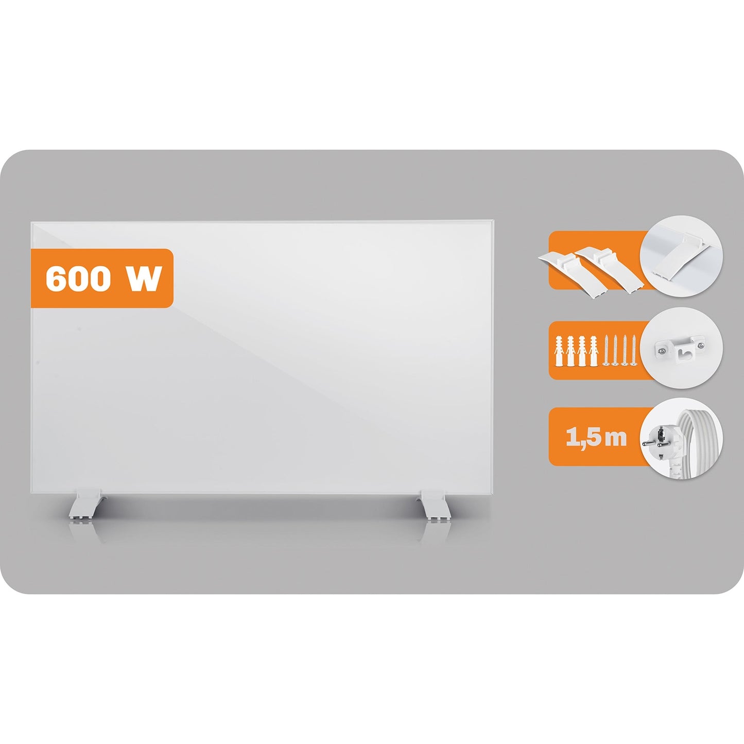 Infrared heater 600W Berdsen BD-980