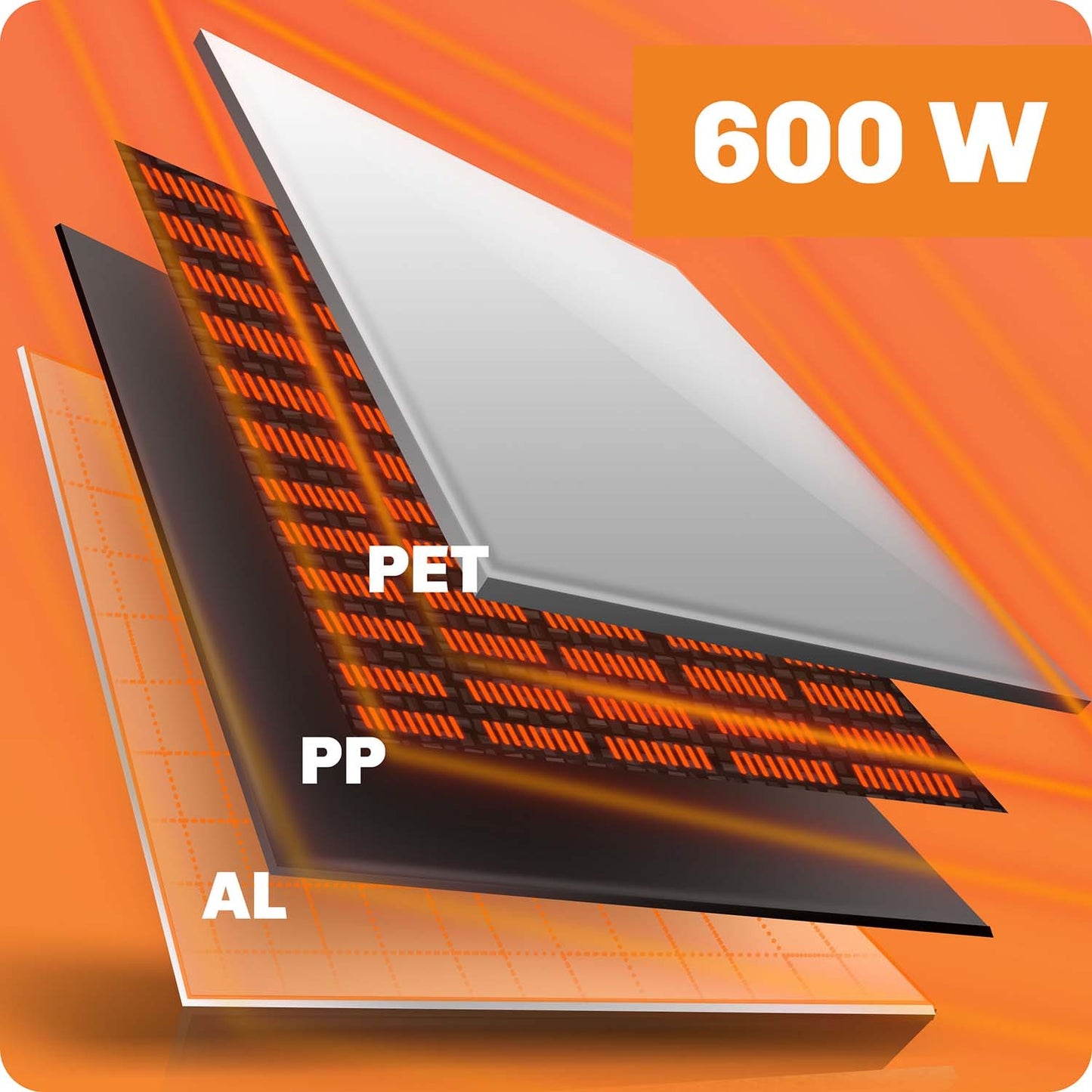 Infrared heater 600W Berdsen BD-980