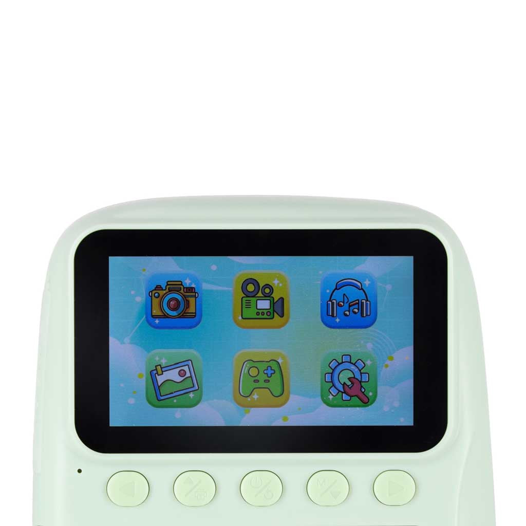 Instant Print Camera for Kids, 16x Zoom, Green