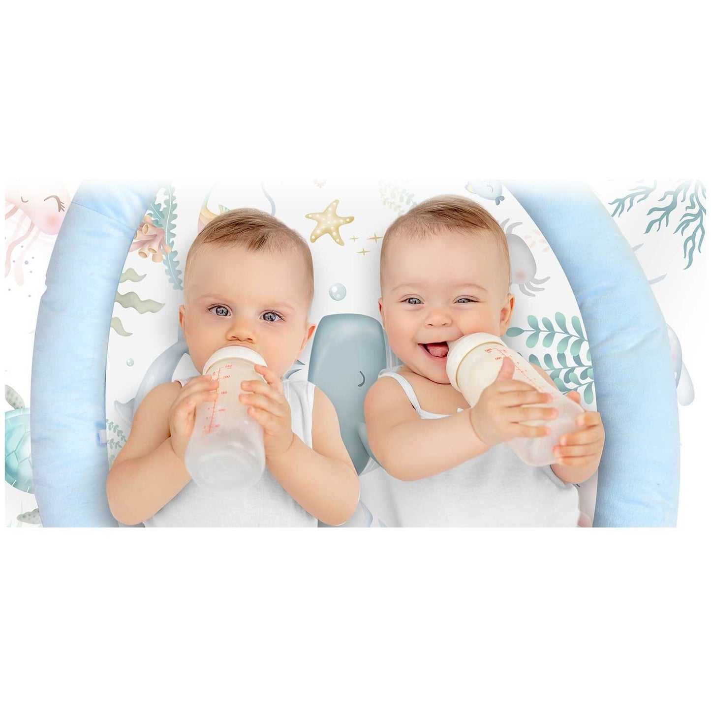 Interactive Ocean Play Mat with Toys and Pillow