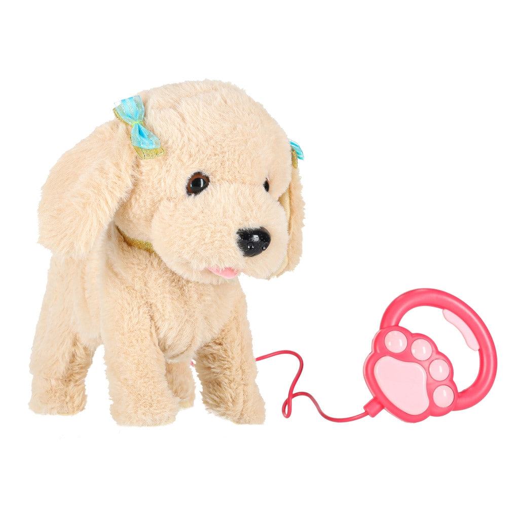 Interactive Poodle Dog Toy – Barks, Walks, Wiggles Tail