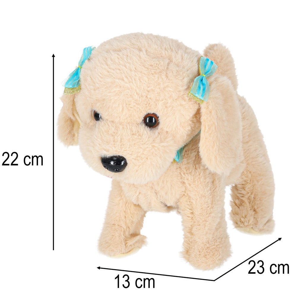 Interactive Poodle Dog Toy – Barks, Walks, Wiggles Tail