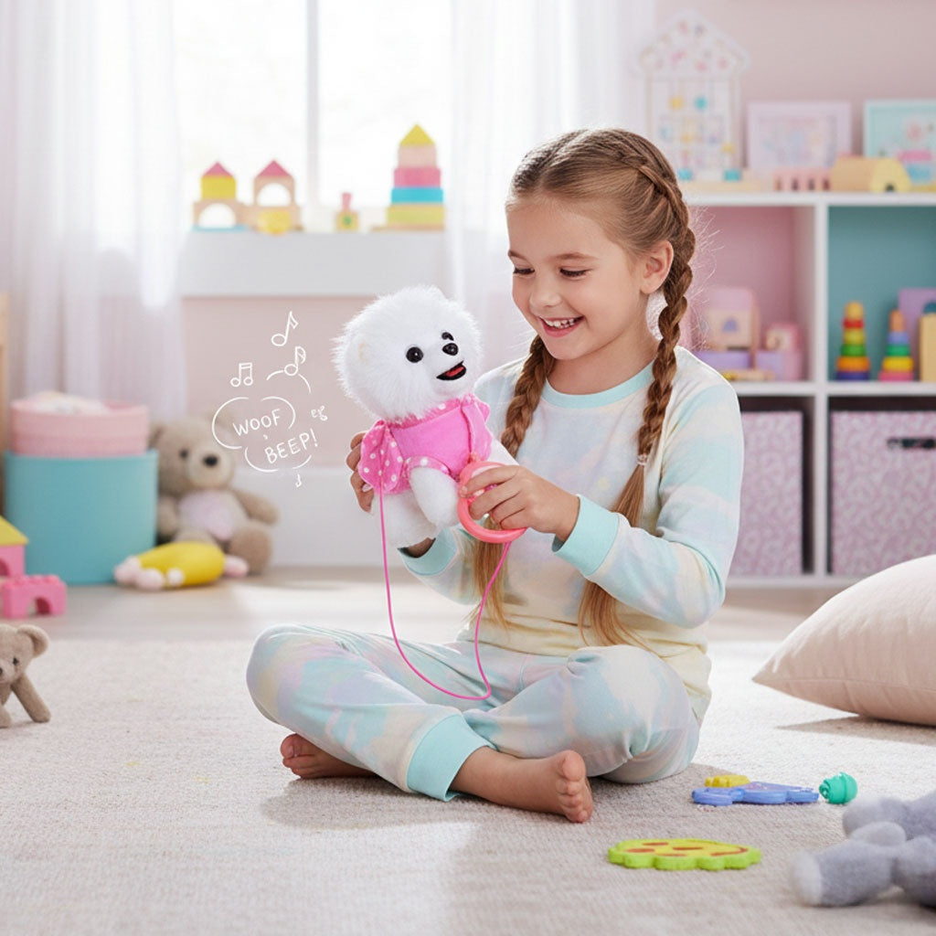Interactive Puppy Toy – Walks, Wags Tail, Plays Melodies