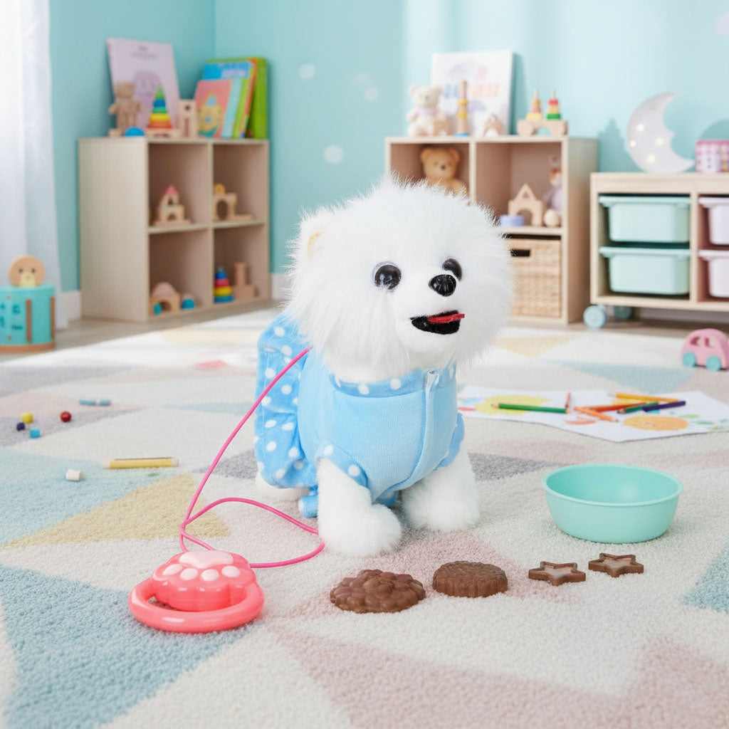 Interactive Puppy Toy with Leash, Walks and Plays Music