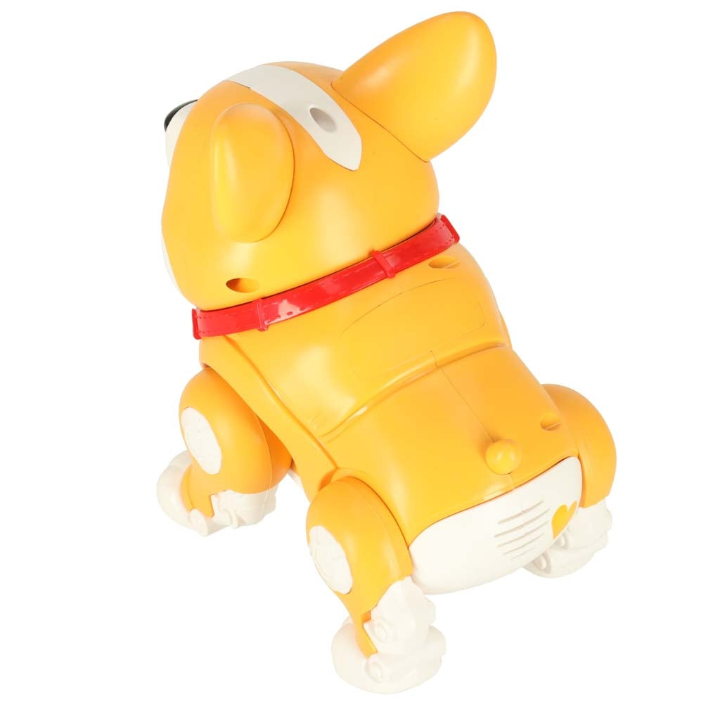 Interactive Robot Dog Corgi with Glowing Ears & Music