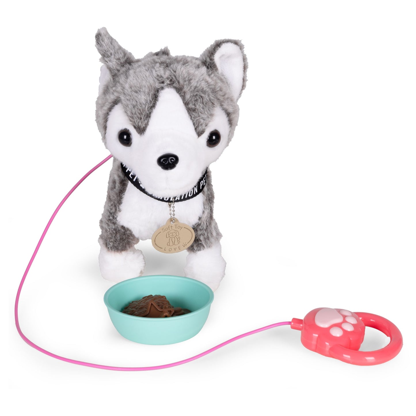 Interactive Walking Puppy Toy with Sounds and Accessories