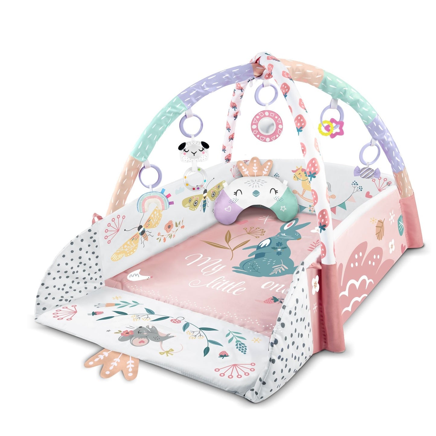 Interactive and educational play mat 110 x 100 cm Bird Nukido