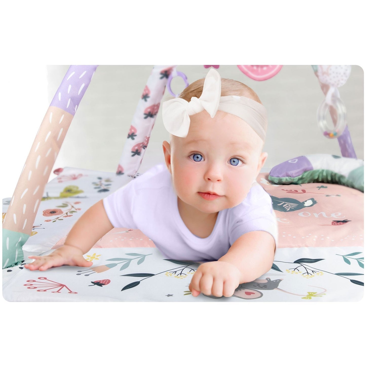 Interactive and educational play mat 110 x 100 cm Bird Nukido