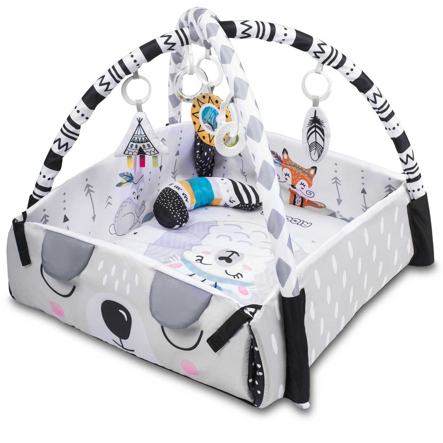 Interactive and educational play mat 110 x 100 cm Boho Ricokids