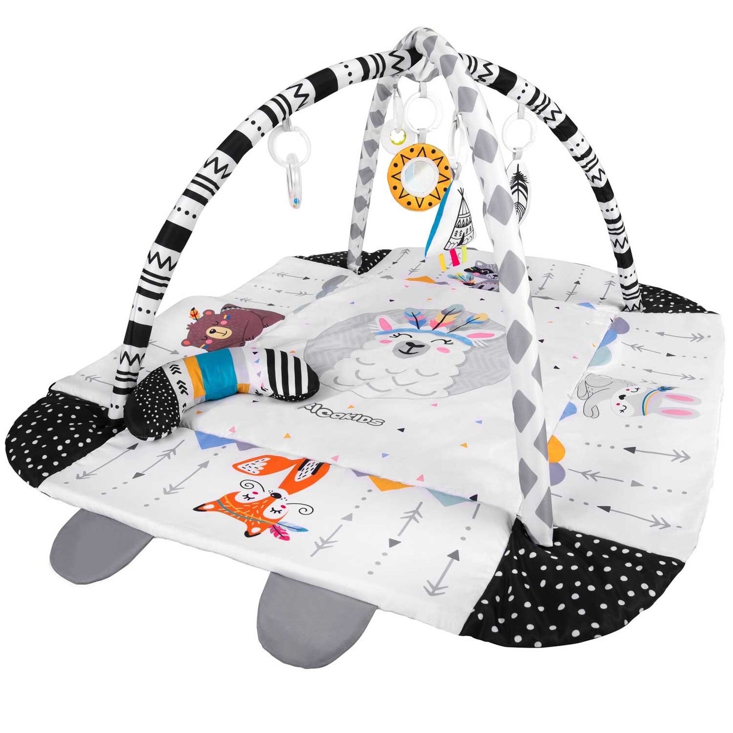 Interactive and educational play mat 110 x 100 cm Boho Ricokids