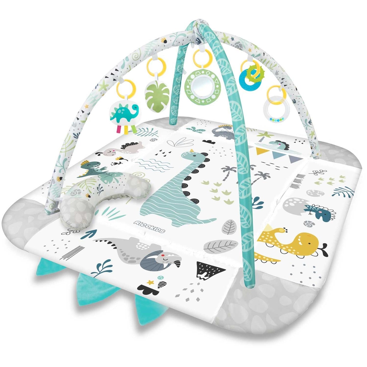 Interactive and educational play mat 110 x 100 cm Nessi Ricokids