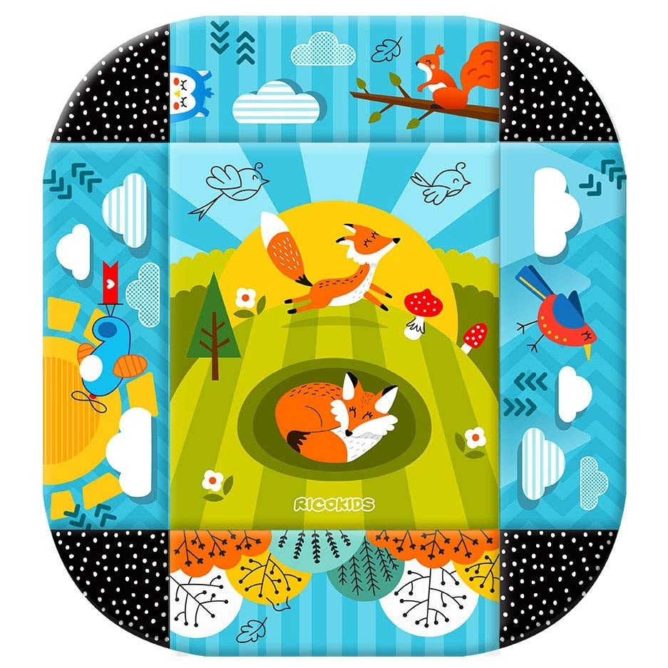 Interactive and educational play mat 110 x 100 cm, Räven Ricokids