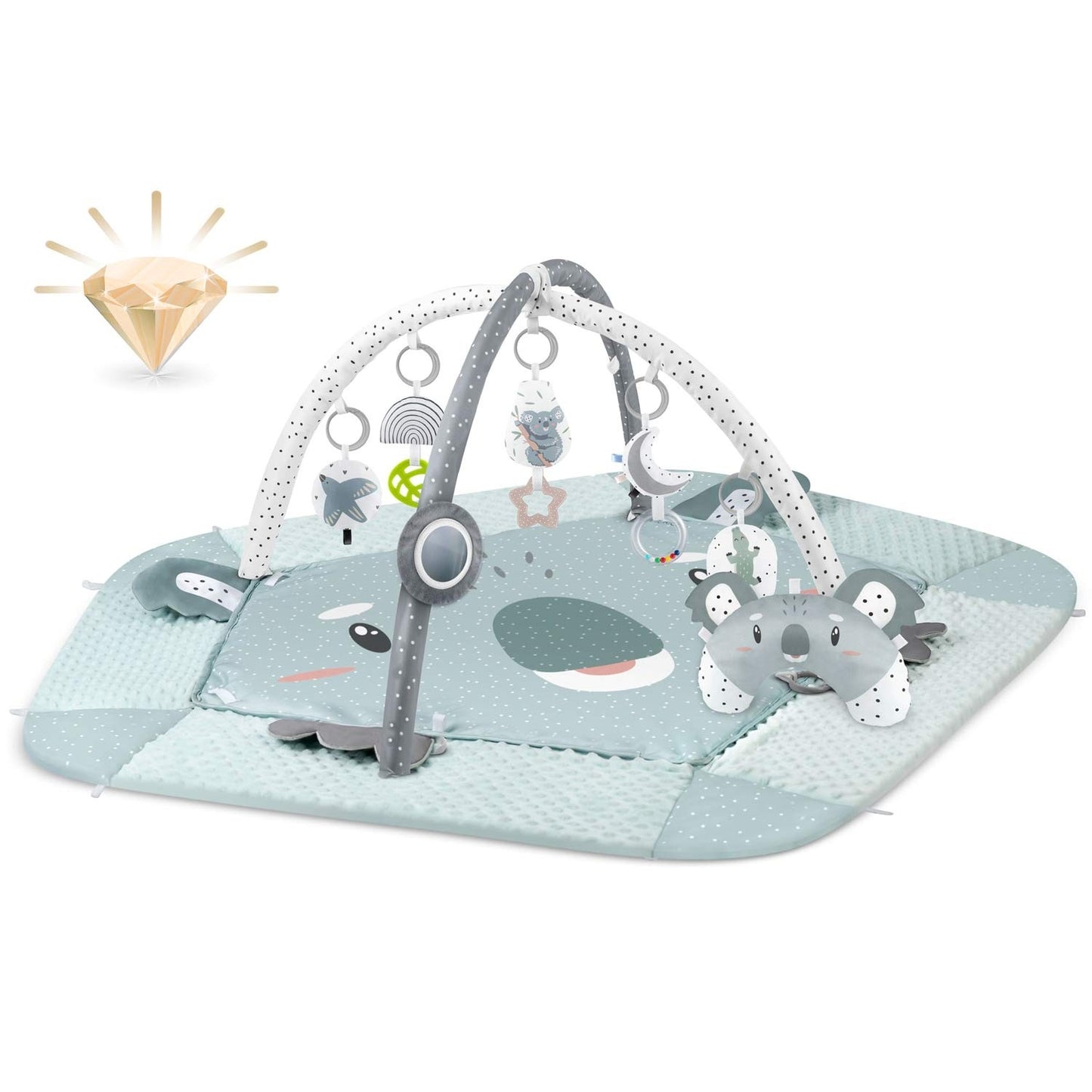 Interactive and educational play mat 136 x 136 cm - Koala Nukido