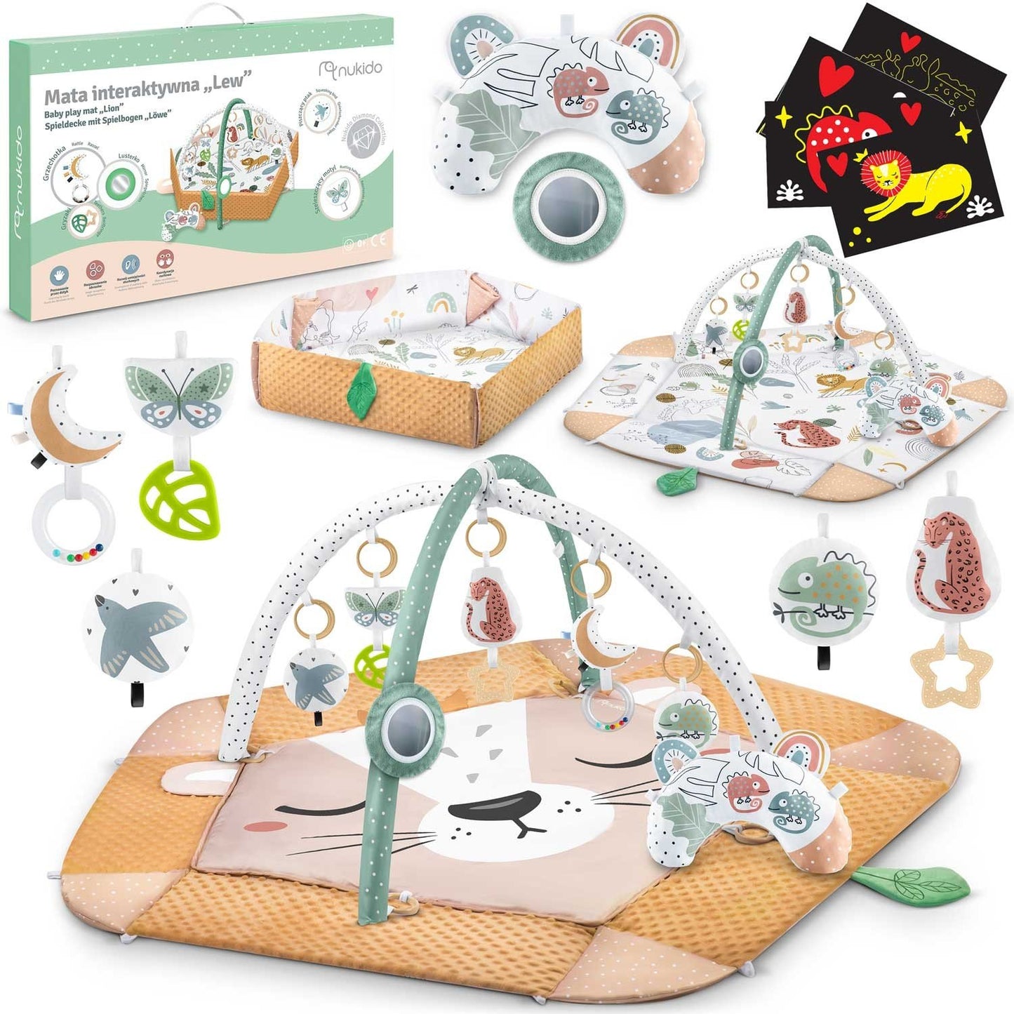 Interactive and educational play mats, Lew Nukido
