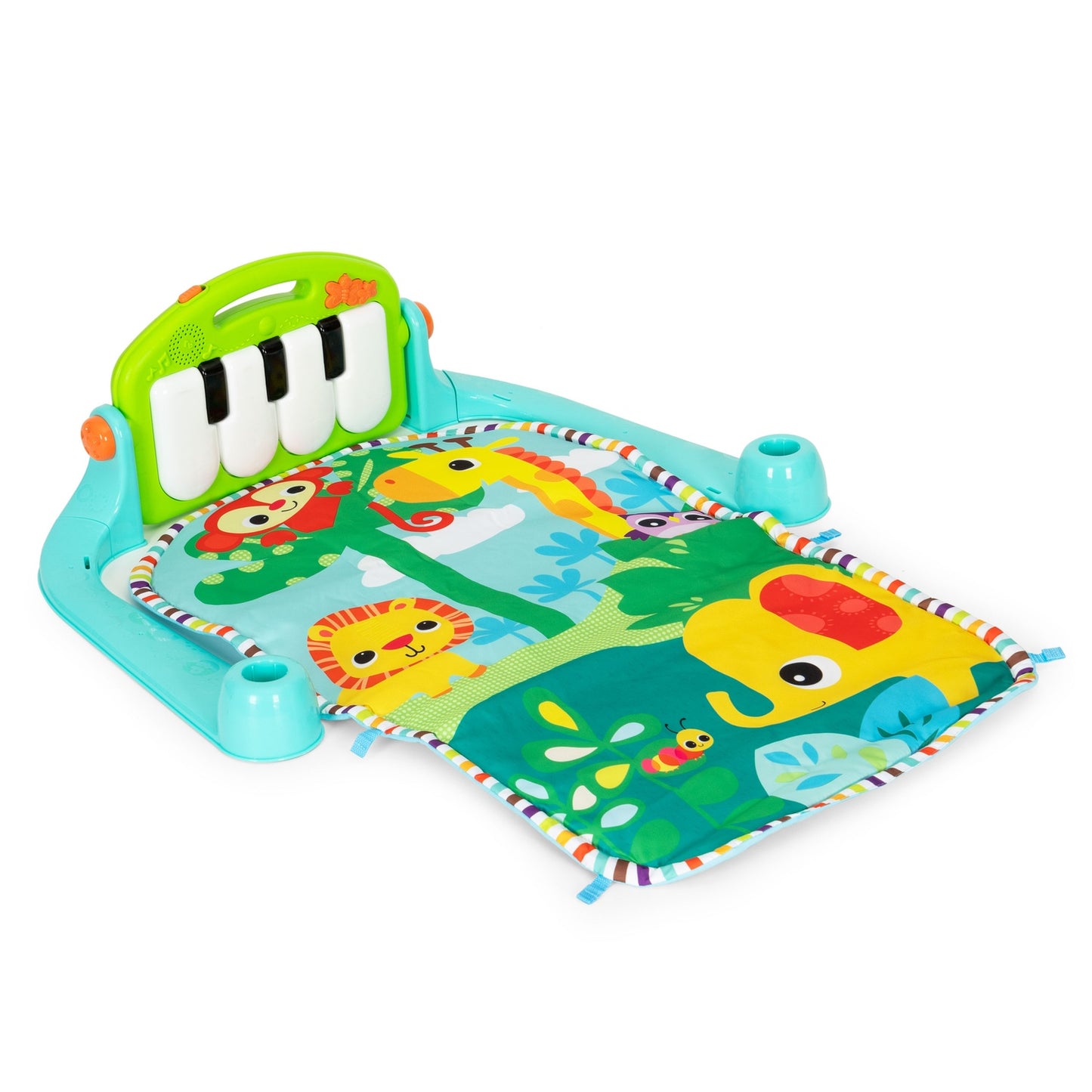 Interactive educational foam mat for babies + piano