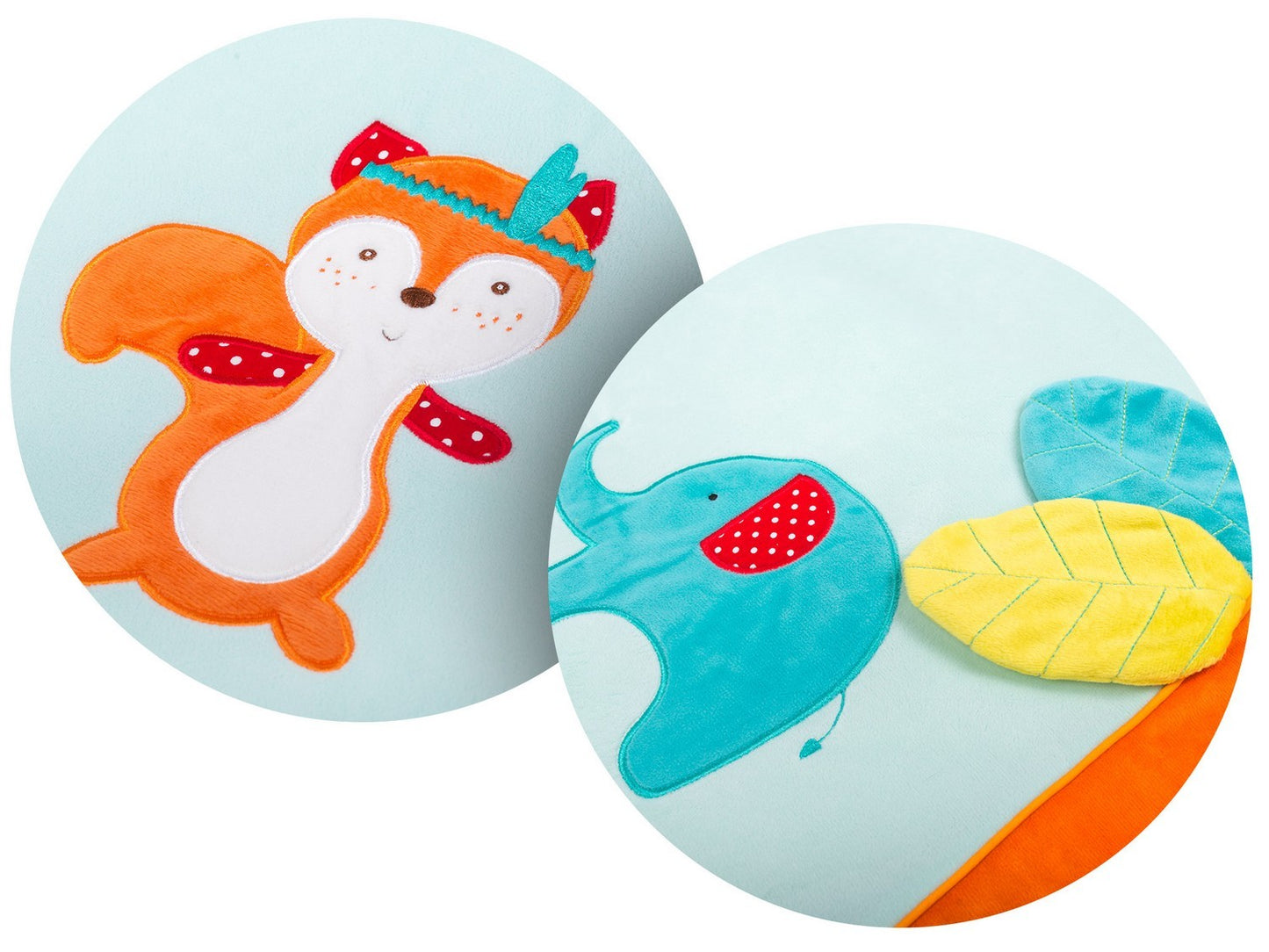 Interactive educational mat 90 x 45 cm Ricokids Animals