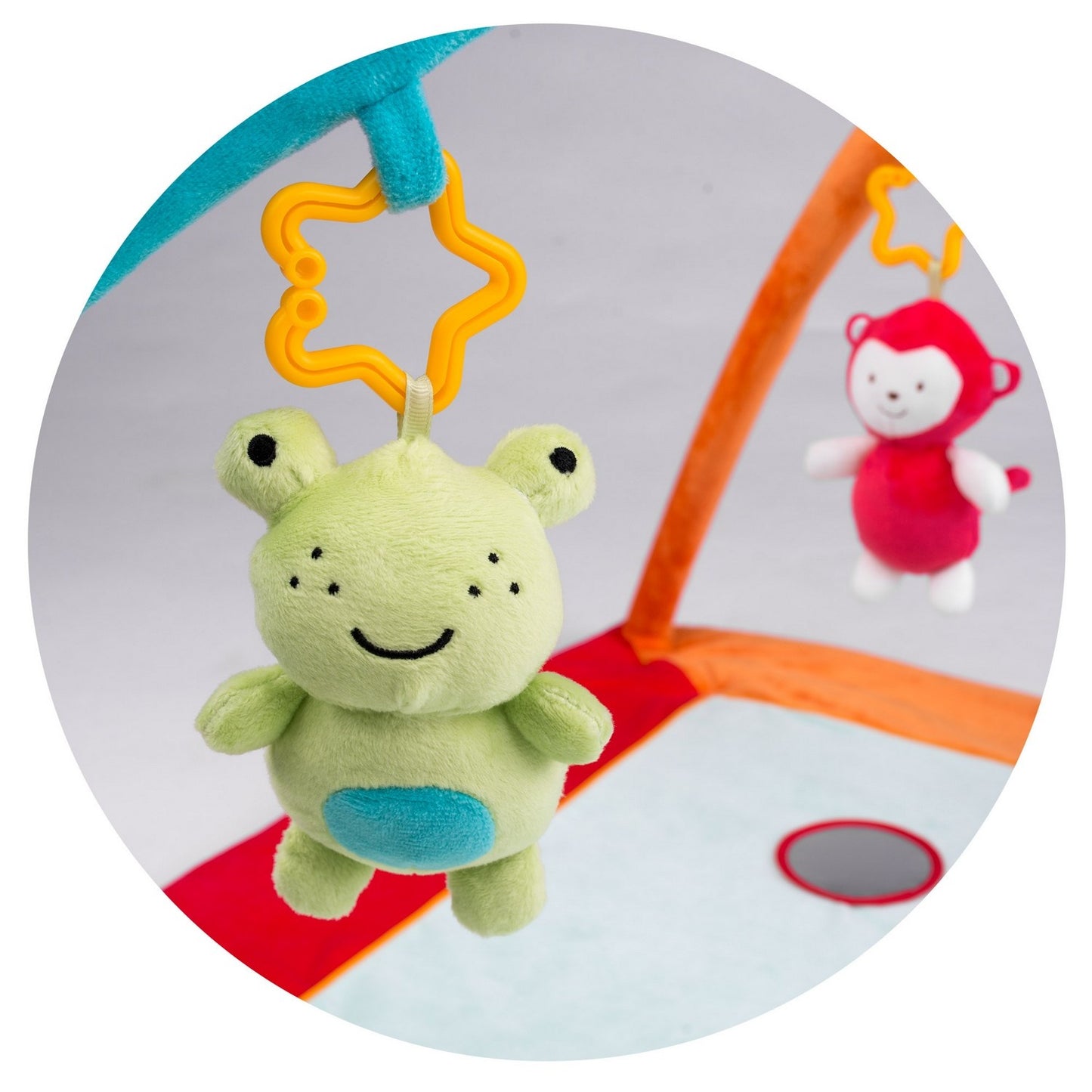 Interactive educational mat 90 x 45 cm Ricokids Animals